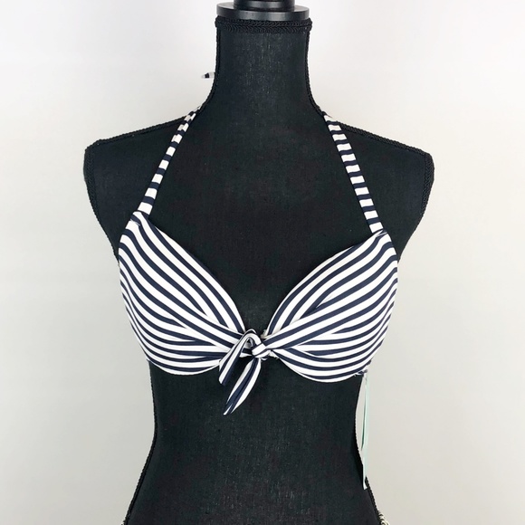 H&M | Striped Swimsuit Top | 34B - Picture 2 of 6